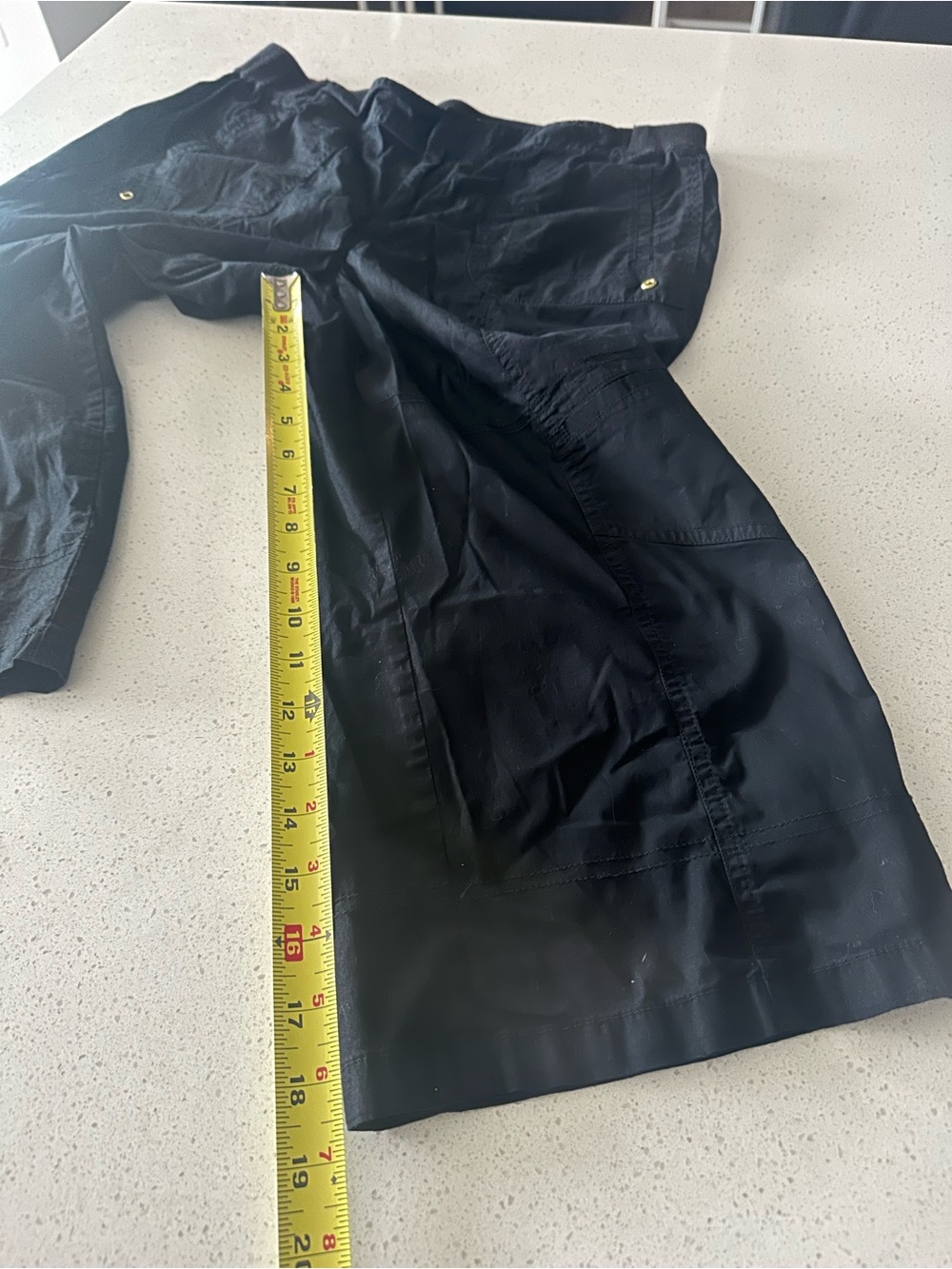 Style & Co. Black Women's Cargo Capris with Grommet Accents - Picture 9 of 11